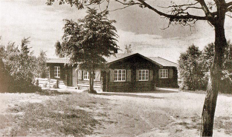 Vranum Bakkehus 1948 efter at bindingsværkshuset var nedbrændt